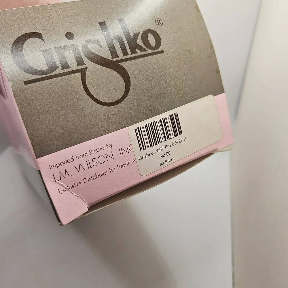 Grishko 2007 Pro Pointe Shoes Ballet Pink Satin Size 6.5 2X H